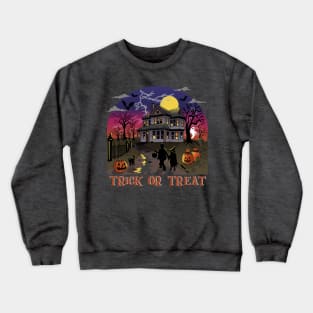 Spooky Evening Trick or Treat Crewneck Sweatshirt